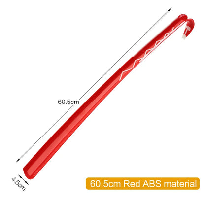 62cm Professional Top Grade ABS Plastic Shoe Horn Long Handle Shoehorn Useful Shoe Lifter Hook Up Shoe Spoon Home Pregnant Tools
