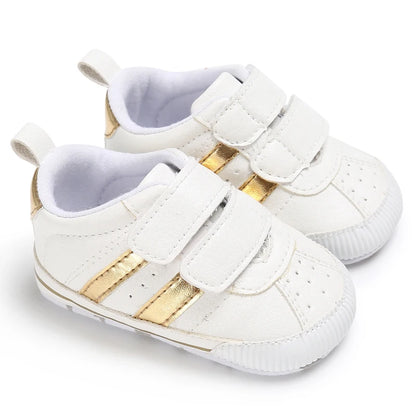 Baby Boys Girls Spring Autumn Shoes 0-1 Year First Walker Fashion Striped Rubber Soles Casual Sports Newborn