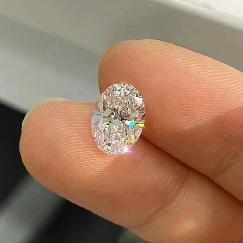 GH Color Oval HPHT Lab Grown Diamond No IGI Certificate 3EX DEF Color VS Clarity Pear CVD Lab Grown Diamond Gems