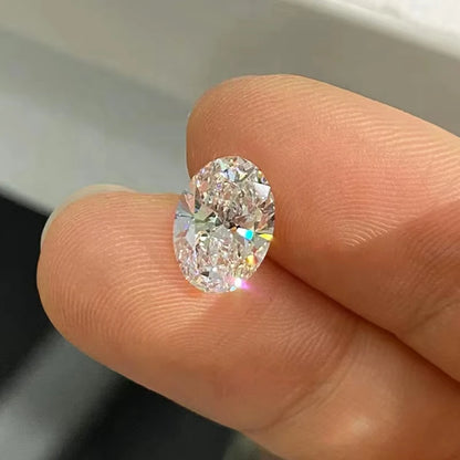 GH Color Oval HPHT Lab Grown Diamond No IGI Certificate 3EX DEF Color VS Clarity Pear CVD Lab Grown Diamond Gems