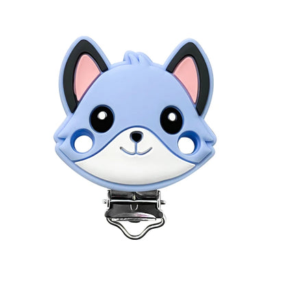 1/3/10pcs New Silicone Teether Cartoon  Squirrel Head Animal Food Grade DIY Baby Teething Teether Toy Accessories Ring