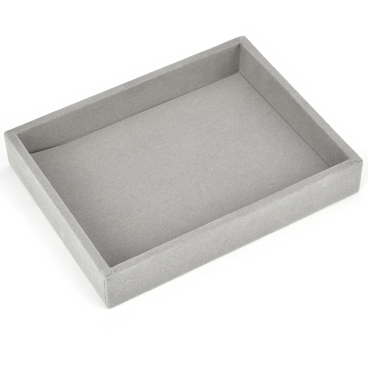 Soft Velvet Stackable Jewelry Tray Case Jewelry Display Storage Showcase Portable Ring Earring Necklace Organizer Jewelry Holder