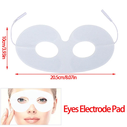 Eyes/Lips/Waist Electrode Pad Non Woven Fabric Replacement Electrode Patch Accessory for Pulse Massager Electrode Pad