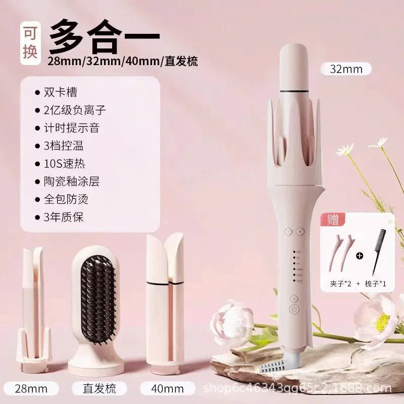 Best Seller Multifunctional Automatic Curling Iron 5-in-1 Automatic Curling Iron Changing Head Egg Roll Wave
