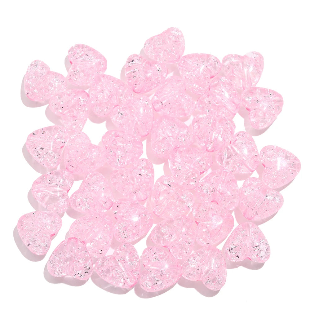 50pcs 11mm Clear Acrylic Burst Beads Candy Color Star Spacer Beads DIY Handmade Beaded For Jewelry Findings Bracelet Accessories