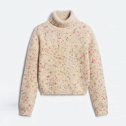 Knitted Cardigan For Women Single Breasted Elastic Hem Pocket O-Neck Women's Sweater Long Sleeve Short Blouse Chic Cardigan Lady
