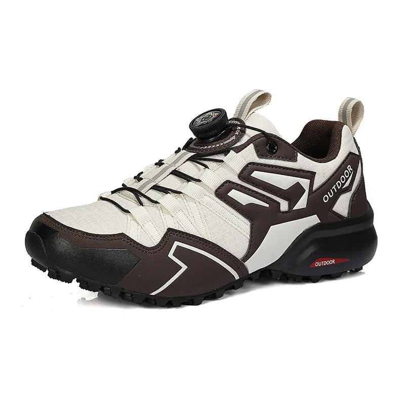 Men's Casual Sports Shoes Size 40-47 Rotating Lace-Up Men's Shoes Outdoor Non-Slip Breathable Comfortable Men's Sports Shoes
