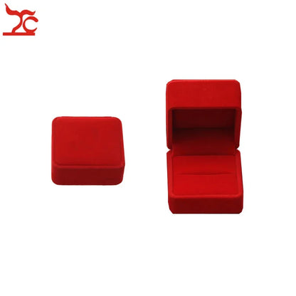 Quality Wedding Jewelry Storage Case Amazing Red Velvet Ring Earrings Necklace Pendant Bracelet Storage Organizer Gift Box