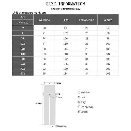 Plus Size 8XL Cool Ice Silk Sweatpants High Elastic Summer Men Casual Pants Breathable Straight Classic Jogging Trousers Korean
