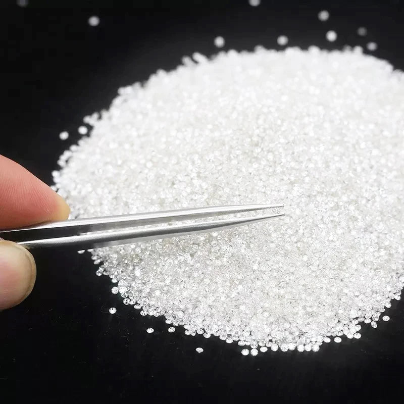 Loose Moissanites Stones Lab Grown Diamond Wholesale 0.8mm-3.0mm Moissanita Gems for Moissanite Jewelry