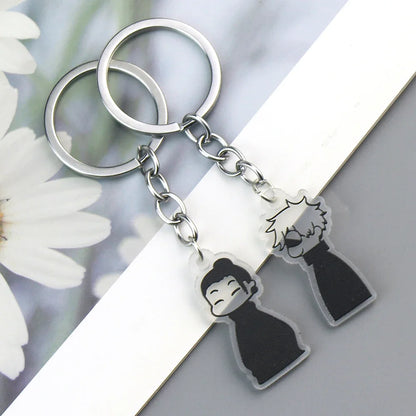 Anime Keychain Geto Suguru Satoru Gojo JJK Phone Charm Accessories Pendant Keyring Bag Jewelry Gift