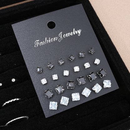 51 Pcs/Set Silver Color Chic Jewelry Set For Women Fashion Butterfly Heart Pearl Necklaces, Earrings, Rings, Match Daily Outfits
