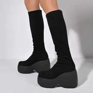 Women's Chunky Platform Boots in Style Options