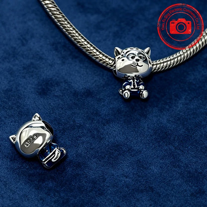 New Original Charms DIY Women Jewelry Gifts Fox Rabbit Chicken Pig Pet Dog Elephant Beads Fit 925 Silver Bracelets Accessories