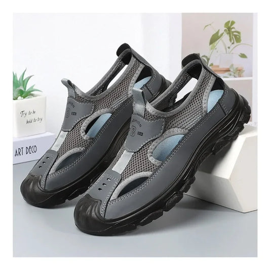2026 Sandals Breathable Men Shoes Mesh Outdoor Men Hollow Designer Shoes Beach Footwear Cheap Shoes Clearance Free Shipping