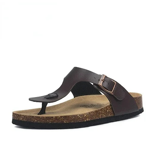 Fashion Women Slippers Flip Flops Summer Beach Cork Shoes Slides Girls Flats Sandals Casual Slippers Shoes Plus Size 35-45