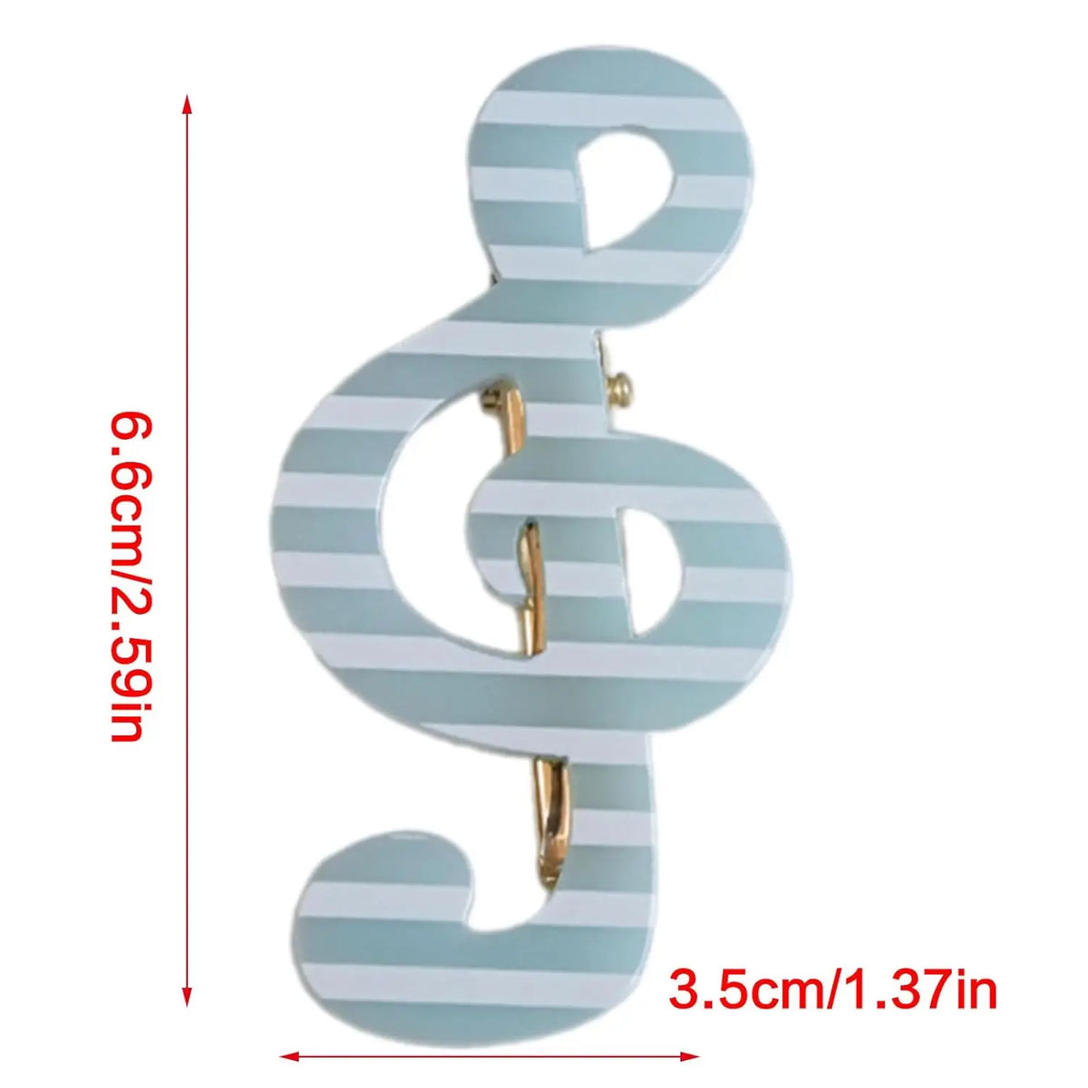 1/5Pcs Musical Note Hair Clip - Stylish Star Elegant Barrettes Women's Daily Fashion Hairpin Accessory