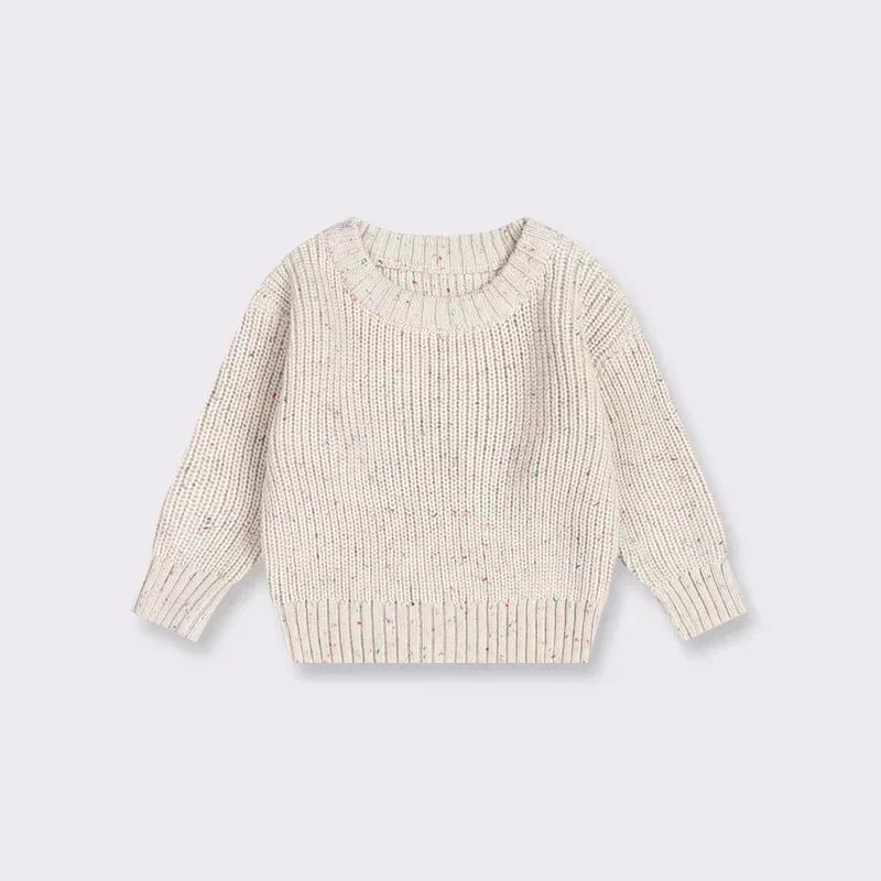 Autumn Baby 0-6Y Boys Girls Knit Sweater Clothes Toddler Infant Kids Knitwear Cotton Soft Winter Long Sleeve Baby Pullover Tops