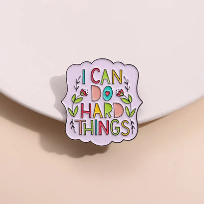 31Styles Geometric Humorous Phrase Enamel Pins Custom Funny Quotes Metal Brooches Lapel Badge Backpack Decorative Jewelry Gifts