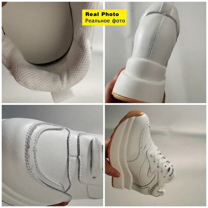 Women's Lace-Up Platform Sneakers in Style Options