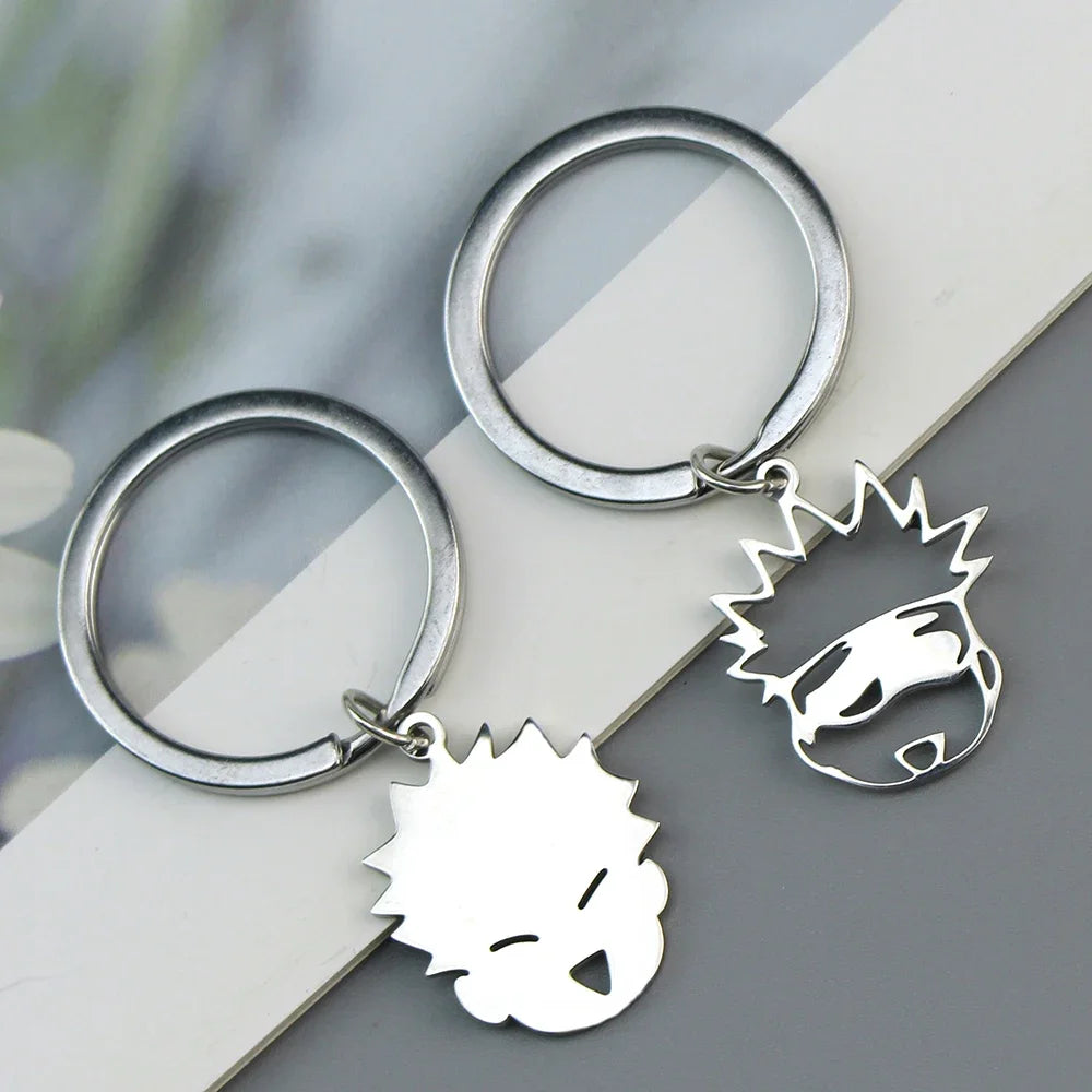 Anime Keychain Geto Suguru Satoru Gojo JJK Phone Charm Accessories Pendant Keyring Bag Jewelry Gift