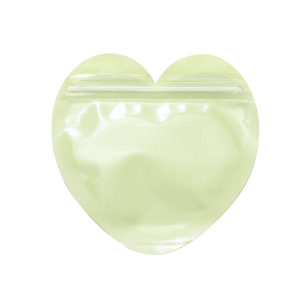10pcs/lot Heart shaped Jewelry Self Sealing Bag Jewelry Pouch with Clear Display Window Jewelry Packaging Gift Storage Bag