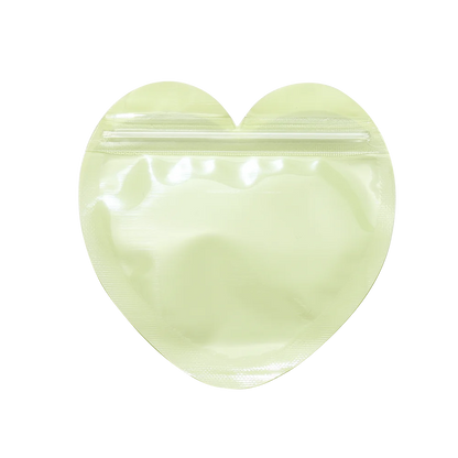 10pcs/lot Heart shaped Jewelry Self Sealing Bag Jewelry Pouch with Clear Display Window Jewelry Packaging Gift Storage Bag