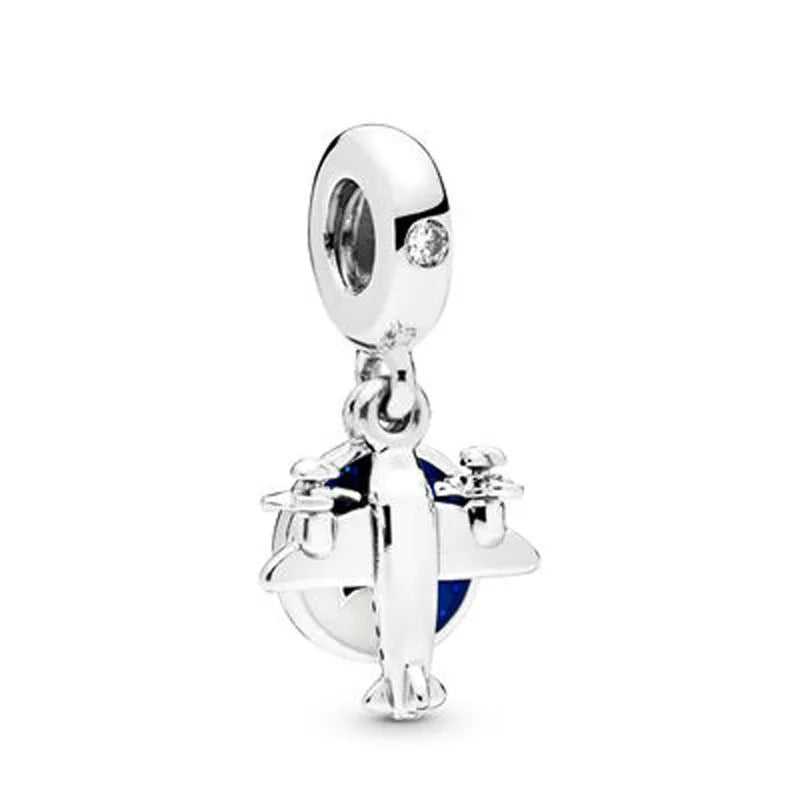 New Heart-Shaped, Charm Bead, Pig, Headphone ,Pendant Suitable For Bracelet Original DIY Exquisite jewelryaccessories 925 silver