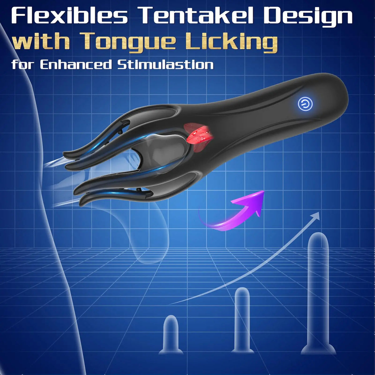 Glans Trainer for Men Powerful Vibrating Penis G Spot Masturbator Soft Fingertip Prolong Endurance Massage Vibrator Erotic Toys