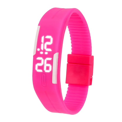 Sport Digital Children Watches Women Hot Silicone Strap LED Display Kids Watch Girls Boys Wristwatch Man Clock Reloj De Hombre