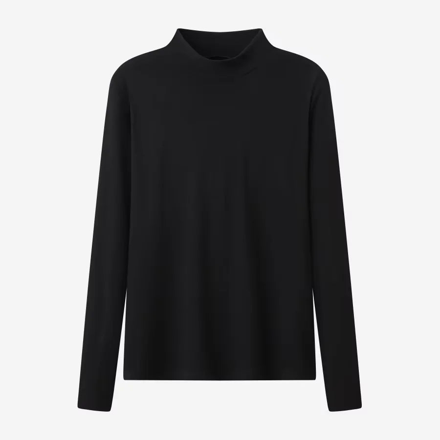 AS AW26 Velvet jumper dress with side pockets + Jersey basic mockneck