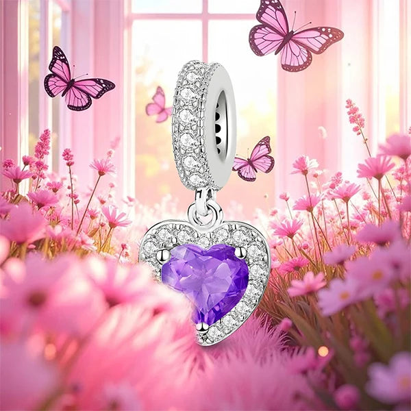 Fit 925 Original Bracelets Love Heart Flower Four Leaf Clover Turtle 925 Silver Charms Beads DIY Birthday Jewelry Gift