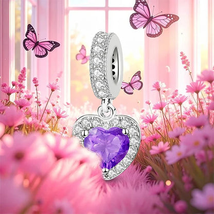 Fit 925 Original Bracelets Love Heart Flower Four Leaf Clover Turtle 925 Silver Charms Beads DIY Birthday Jewelry Gift