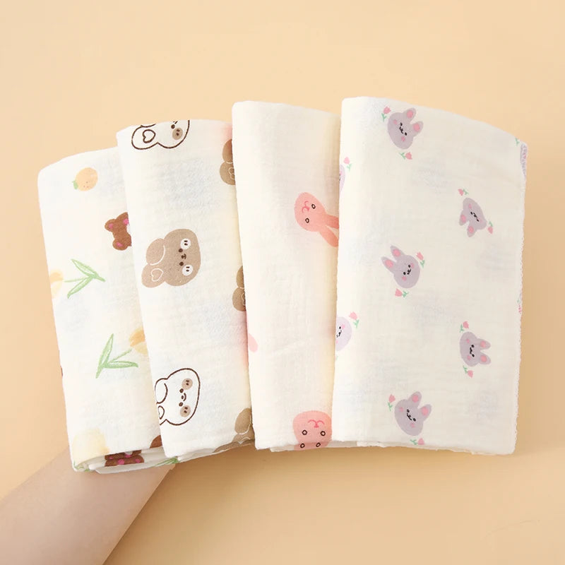 1 Piece of Newborn Double-Layer Pure Cotton Baby Swaddle Blanket, Soft and Comfortable, Thin and Breathable, Not Stuffy, Baby Swaddle Blanket, Multifunctional Baby Quilt, Baby Swaddle Wrap