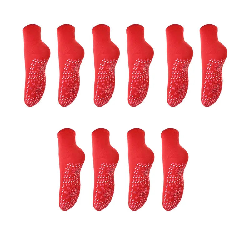 1/2/3/4/5pairs Self-Heating Magnetic Socks For Women Men Self Heated Socks Tour Health Comfortable Winter Warm Socks Ski Socks