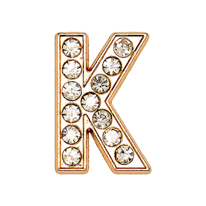 1pcs Metal Gold Luxury Letters Shoe Charms for Clog Alphabet Shoes Decorations Pins for Women Girl Sandal DIY Party Favor Gifts