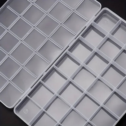 1Pc Multifunctional Clear Plastic Organizer Box with Grids Container Craft Storage for Beads Organizer Art DIY Jewelry