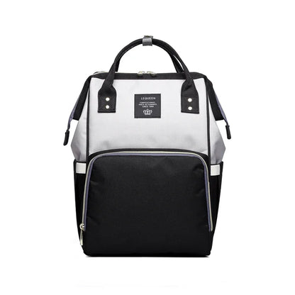 Lequeen Mummy Maternity Diaper Bag Backpack Nappy Bag Large Capacity Stroller Bag Travel Diaper Backpack for Baby Care