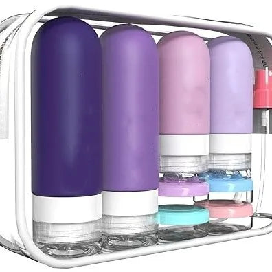 16 Pack Leak Proof Travel Bottle Set Made Of Silicone - TSA-Approved Containers For Toiletries And Conditioner