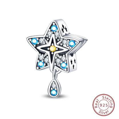 NEW 925 Sterling Silver Fashion Tarot Pendants Mysterious Spirit Snake Skull Rose Charms Beads Fit Qikaola Bracelets DIY Jewelry