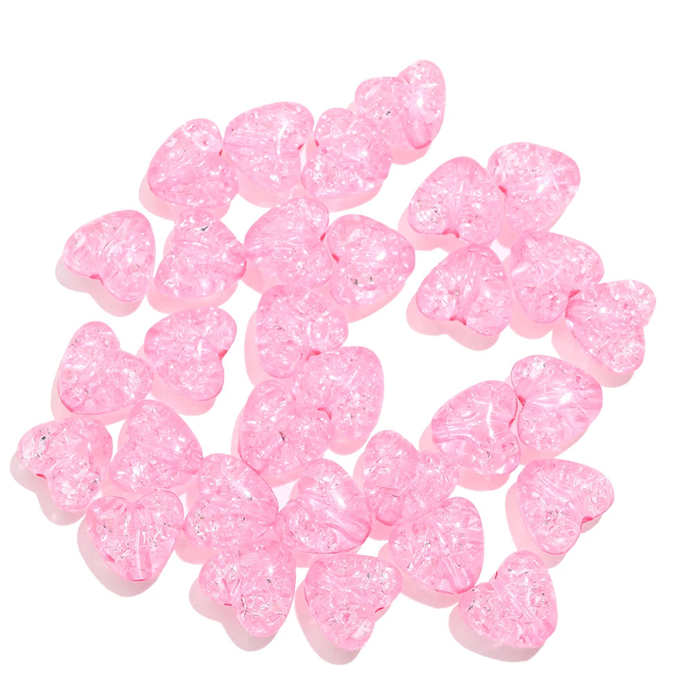 50pcs 11mm Clear Acrylic Burst Beads Candy Color Star Spacer Beads DIY Handmade Beaded For Jewelry Findings Bracelet Accessories
