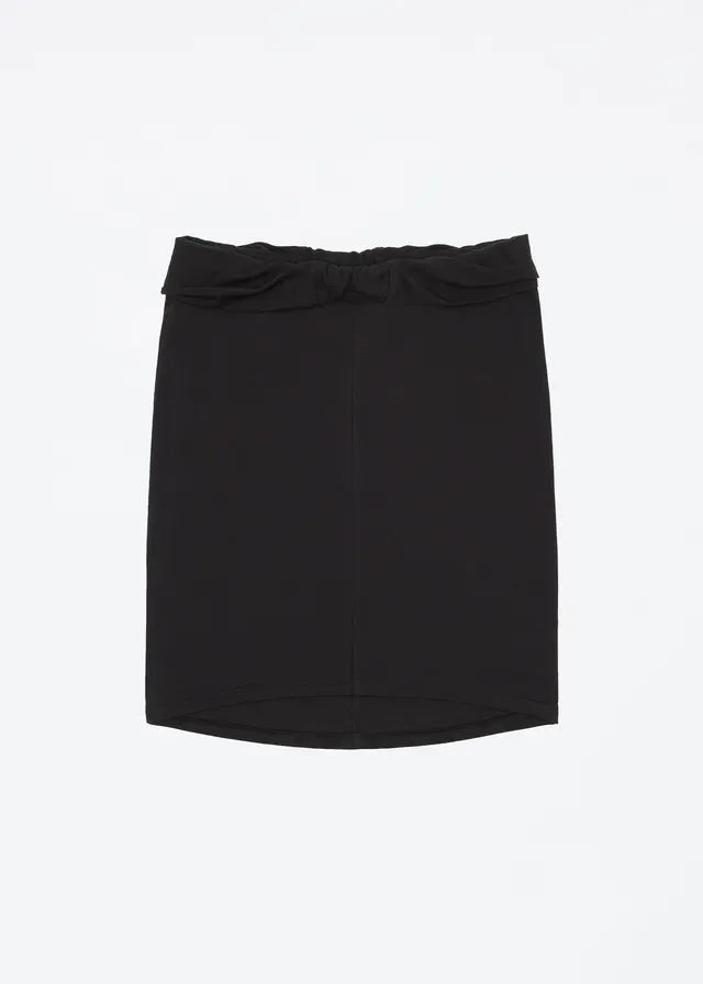 Tank Low-Waist Fold-Over Twist-Knot Bodycon Skirt, Stretchy Knit Mid-Length Skirt, Sexy Straight Mid-Length Skirt, Cuffed Waist Twist-Knot Mid-Length Skirt, Low-Waist Straight Skirt, Casual Sexy Skirt