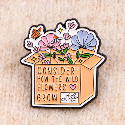 Funny Quotations plz use it Enamel Pin Flower Badges Lapel Pins for Clothes Backpacks Raccon Brooch Jewelry Gifts for Friends