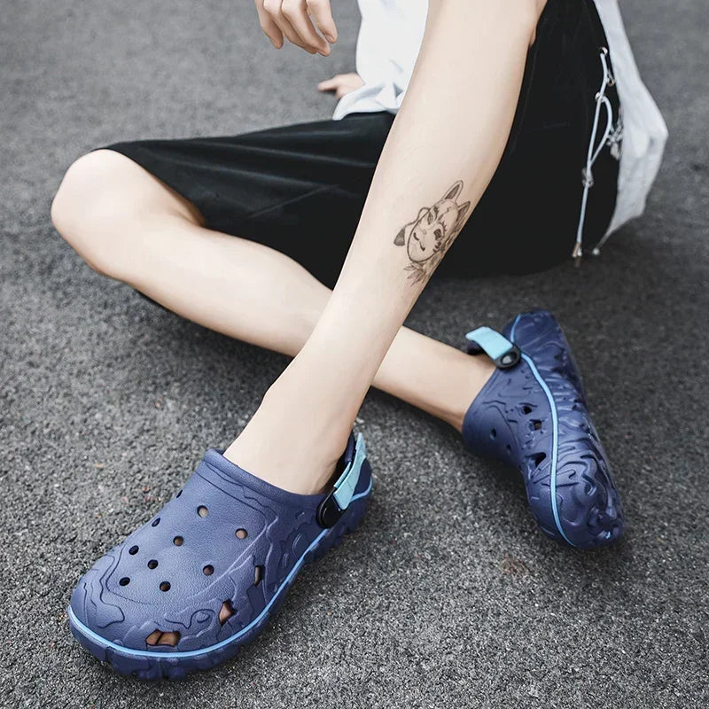 2025 Factory Cheap EVA Men's Clogs Shoes Lightweight Wholesale Plastic Clog Men Beach Working Sandals With Men Clogs&Mules