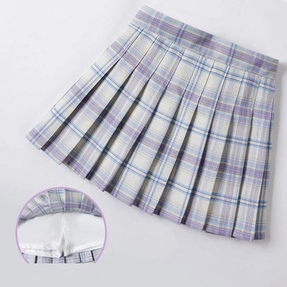 Baby Toddler Children Clothing School Plaid Girls Skirt Bottoming Princess Pleated Skirts Kids Short SKirt Summer Child Clothes