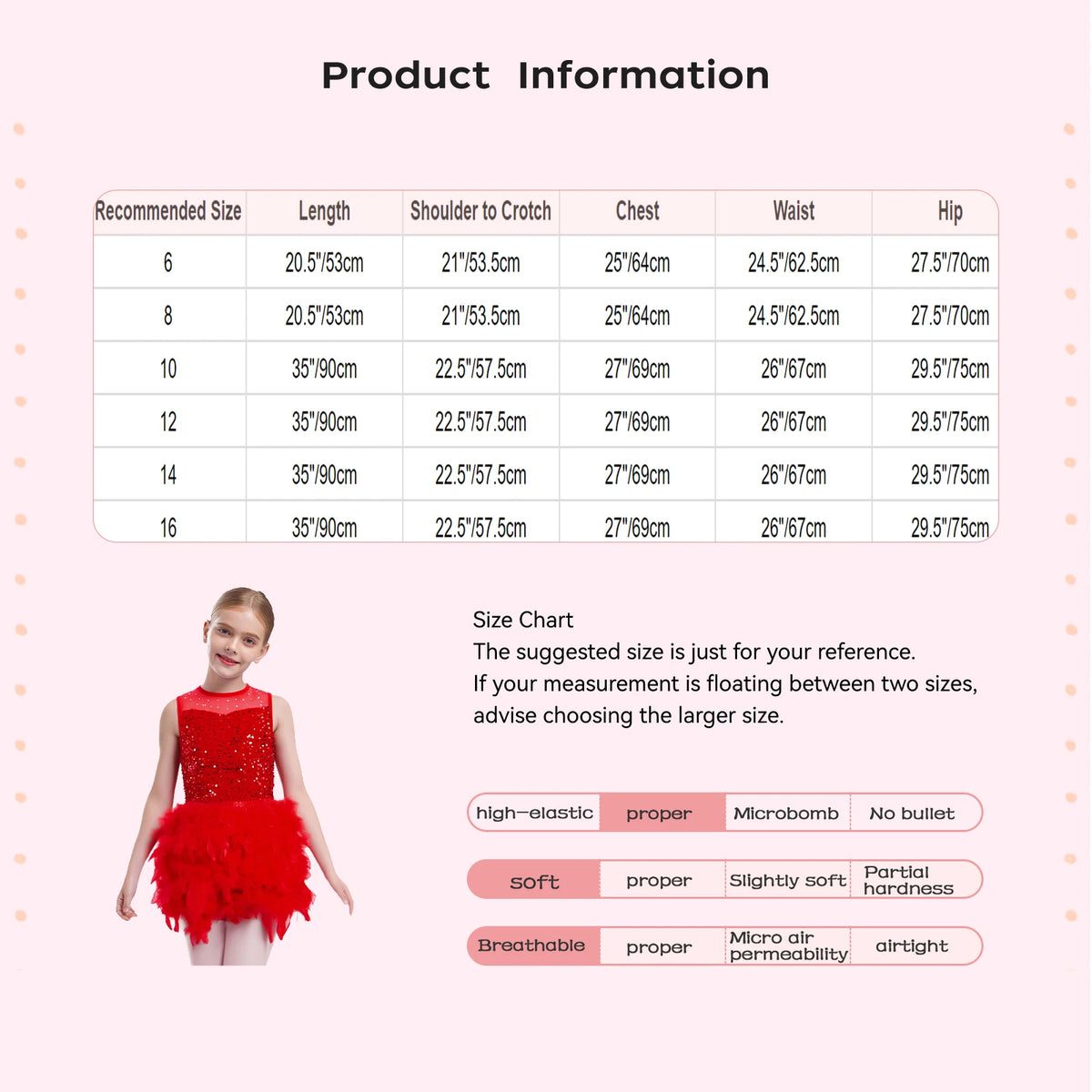 Kids Girls Ballet Leotard Dress Dance Performance Costume Long Sleeve Sheer Mesh Patchwork Sequins Feather Velvet Tulle Dress