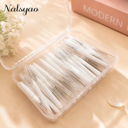 100 Pcsbox Interdental Brushes Health Care Tooth Escova Interdental Cleaners Orthodontic Dental Teeth Brush Oral Hygiene Tool