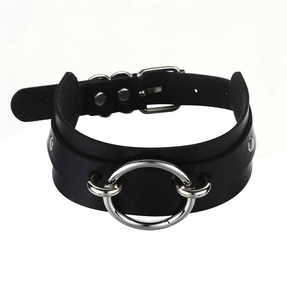 Goth Black Choker Collar for Women Punk Gothic Chockers Halloween Cosplay Jewelry  Costume Accessory