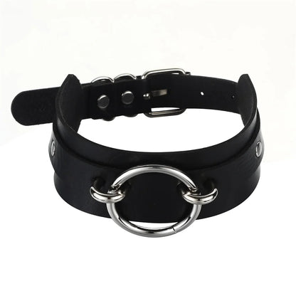 Goth Black Choker Collar for Women Punk Gothic Chockers Halloween Cosplay Jewelry  Costume Accessory