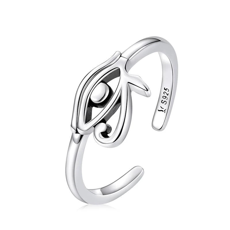 WOSTU 925 Sterling Silver Pet Cat Stackable opening Ring For Women Snake Dog Adjustable rings Fine Jewelry Party Birthday Gift
